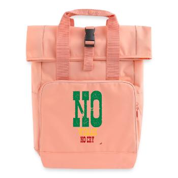 KEINE FRAU KEIN SCHREI - Rolltop Rucksack mit zwei Griffen - Chintzrosa - Vorne