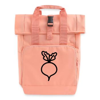 Rübe - Rolltop Rucksack mit zwei Griffen - Chintzrosa - Vorne