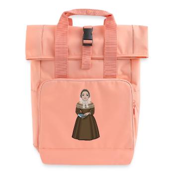 Fredrika Bremer - Sac à dos Roll Top à deux anses - rose liberty - Devant