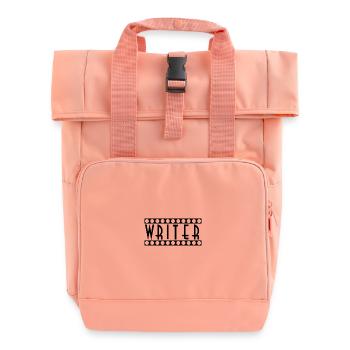 Writer - Roll Top Backpack with Two Handles - chintz rose - Front