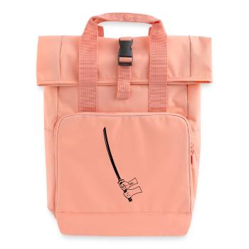Samouraï Busihdo katana à deux mains - Sac à dos Roll Top à deux anses - rose liberty - Devant