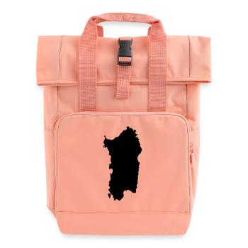 Sardinien - Rolltop Rucksack mit zwei Griffen - Chintzrosa - Vorne