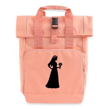 braut - Rolltop Rucksack mit zwei Griffen - Chintzrosa - Vorne