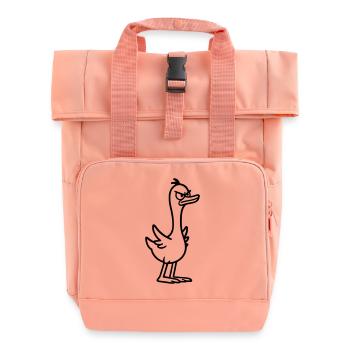 Wütende Gans - Rolltop Rucksack mit zwei Griffen - Chintzrosa - Vorne