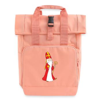 Sint Fuß - Rolltop Rucksack mit zwei Griffen - Chintzrosa - Vorne