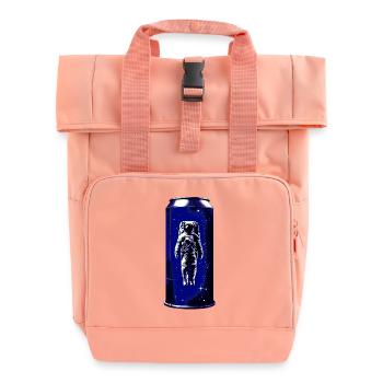 Astronaut in der Dose - Rolltop Rucksack mit zwei Griffen - Chintzrosa - Vorne