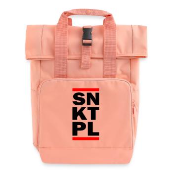 Snktpl - Rolltop Rucksack mit zwei Griffen - Chintzrosa - Vorne
