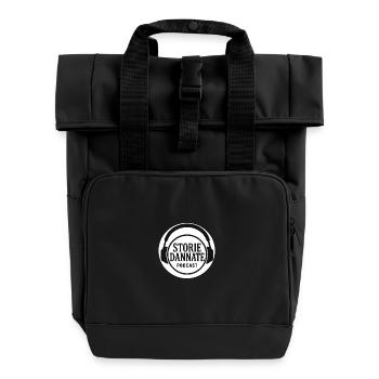 Damned Stories - Roll Top Backpack with Two Handles - black - Front