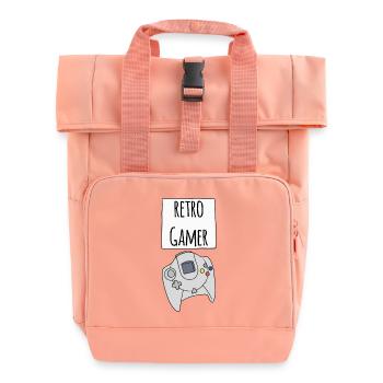 Retro Gamer DC - Sac à dos Roll Top à deux anses - rose liberty - Devant