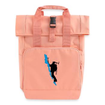 Bergsteiger - Rolltop Rucksack mit zwei Griffen - Chintzrosa - Vorne