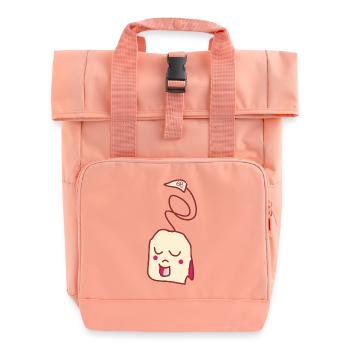 Thé - Sac à dos Roll Top à deux anses - rose liberty - Devant