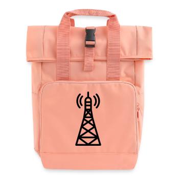Radioturm - Rolltop Rucksack mit zwei Griffen - Chintzrosa - Vorne
