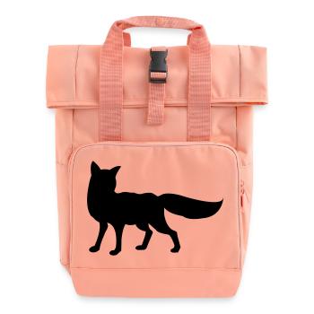fuchs - Rolltop Rucksack mit zwei Griffen - Chintzrosa - Vorne
