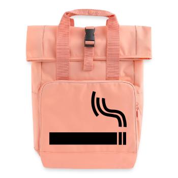 Zigarette Cigarette raucherpause - Rolltop Rucksack mit zwei Griffen - Chintzrosa - Vorne