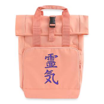 REIKI gold violet - Rolltop Rucksack mit zwei Griffen - Chintzrosa - Vorne