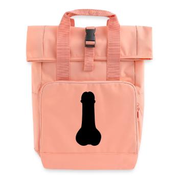 Schwanz - Rolltop Rucksack mit zwei Griffen - Chintzrosa - Vorne