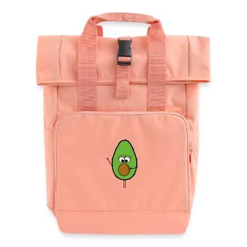 Avocado - Rolltop Rucksack mit zwei Griffen - Chintzrosa - Vorne