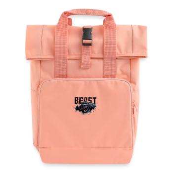 Gorilla Beast - Rolltop Rucksack mit zwei Griffen - Chintzrosa - Vorne