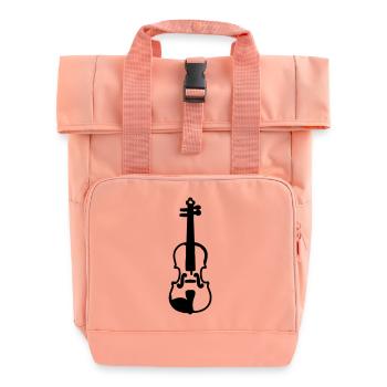 violin - Rolltop Rucksack mit zwei Griffen - Chintzrosa - Vorne
