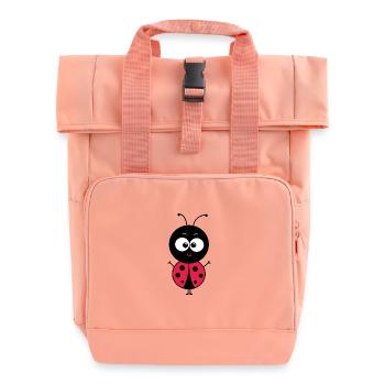 Ladybird - Roll Top Backpack with Two Handles - chintz rose - Front