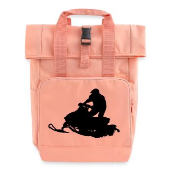 Snowmobile - Rolltop Rucksack mit zwei Griffen - Chintzrosa - Vorne