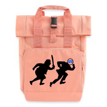 Omas gegen afd - Rolltop Rucksack mit zwei Griffen - Chintzrosa - Vorne