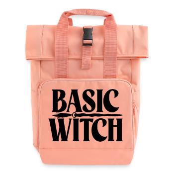Sorcière de base - Sac à dos Roll Top à deux anses - rose liberty - Devant