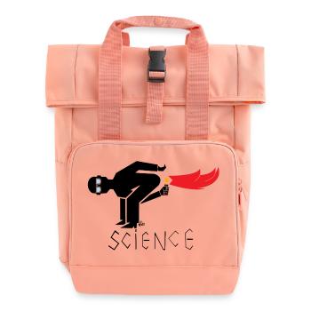 Wissenschaft - Rolltop Rucksack mit zwei Griffen - Chintzrosa - Vorne