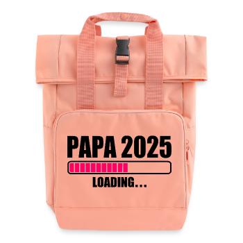 Papa 2025 - Rolltop Rucksack mit zwei Griffen - Chintzrosa - Vorne