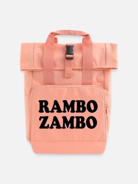 Rambo zambo - Rolltop Rucksack mit zwei Griffen - Chintzrosa