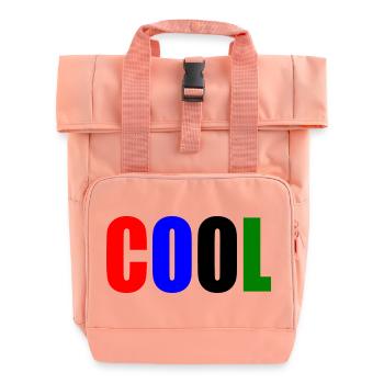 Cool - Rolltop Rucksack mit zwei Griffen - Chintzrosa - Vorne
