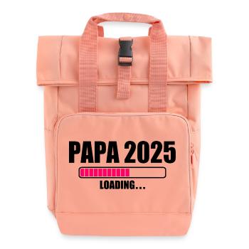 Papa 2025 - Rolltop Rucksack mit zwei Griffen - Chintzrosa - Vorne