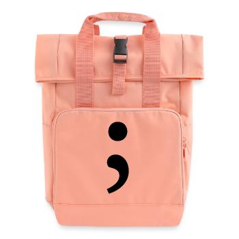 Semikolon - Rolltop Rucksack mit zwei Griffen - Chintzrosa - Vorne