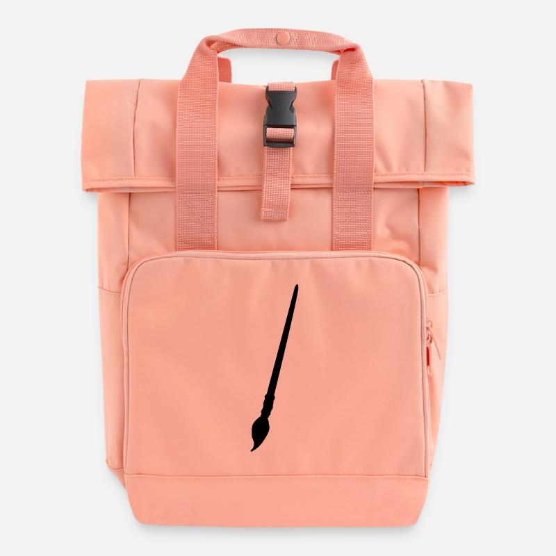 Paintbrush - Rolltop Rucksack mit zwei Griffen - Chintzrosa