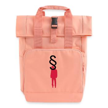 Hanging Lawyer Color - Rolltop Rucksack mit zwei Griffen - Chintzrosa - Vorne