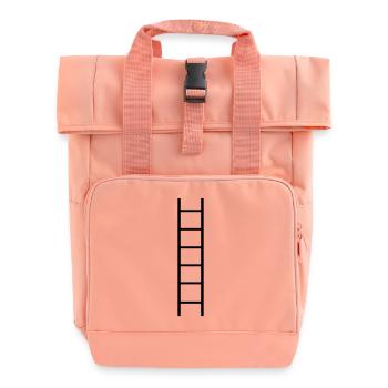 Échelle - Tout le monde a besoin d’une échelle - Sac à dos Roll Top à deux anses - rose liberty - Devant