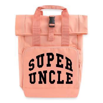 Uncle - Roll Top Backpack with Two Handles - chintz rose - Front