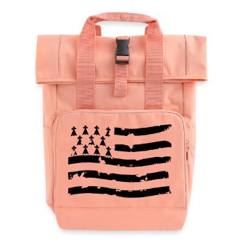 drapeau breton - Sac à dos Roll Top à deux anses - rose liberty - Devant