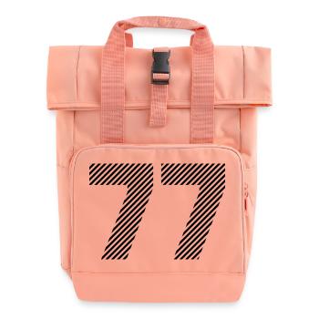 77 - Rolltop Rucksack mit zwei Griffen - Chintzrosa - Vorne