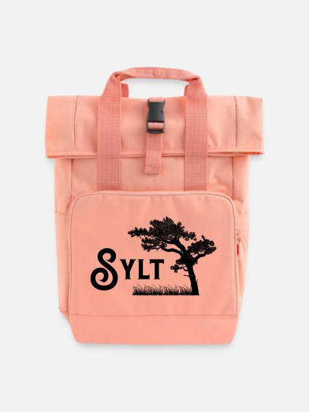Sylt - Rolltop Rucksack mit zwei Griffen - Chintzrosa