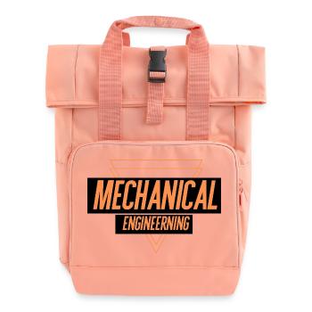 Maschinenbau - Rolltop Rucksack mit zwei Griffen - Chintzrosa - Vorne