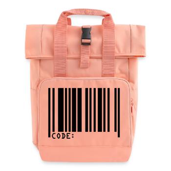 barcode - Rolltop Rucksack mit zwei Griffen - Chintzrosa - Vorne