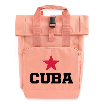 cuba revolucion - Rolltop Rucksack mit zwei Griffen - Chintzrosa - Vorne