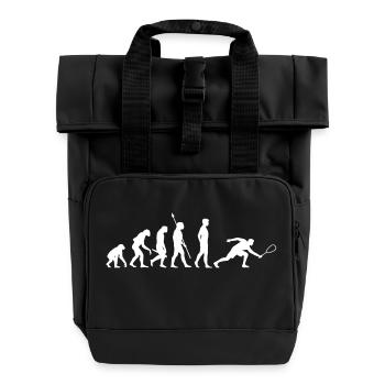 Squash Evolution - Rolltop Rucksack mit zwei Griffen - Schwarz - Vorne