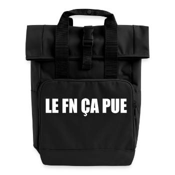 le fn ça pue - Sac à dos Roll Top à deux anses - noir - Devant