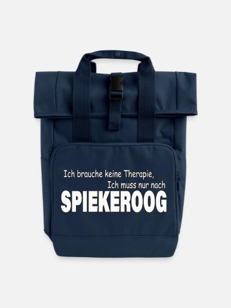 Therapie SPIEKEROOG - Rolltop Rucksack mit zwei Griffen - Navy