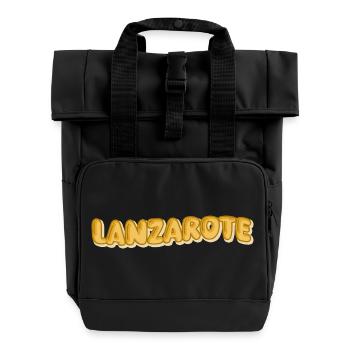 Lanzarote comme jour férié - Sac à dos Roll Top à deux anses - noir - Devant