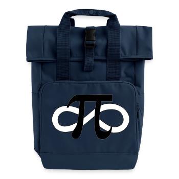Die Unendlichkeit - Rolltop Rucksack mit zwei Griffen - Navy - Vorne