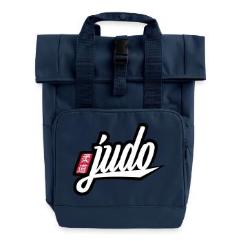 judo - Sac à dos Roll Top à deux anses - bleu marine - Devant