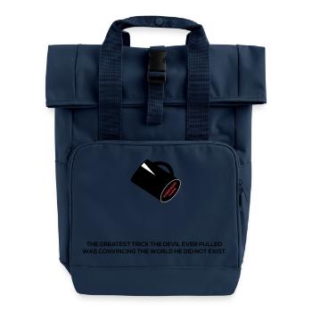Devil's greatest trick! The Usual Suspects - Roll Top Backpack with Two Handles - navy - Front